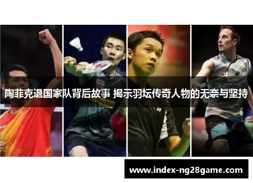 陶菲克退国家队背后故事 揭示羽坛传奇人物的无奈与坚持 陶菲克退国家队背后故事 揭示羽坛传奇人物的无奈与坚持